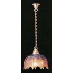 Hanging Tiffany Style Light - Blue Shade
